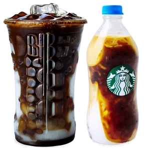 Black Iced Coffee Png Udd PNG Image