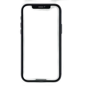 Black Iphone 12 Frame Png 60 PNG Image