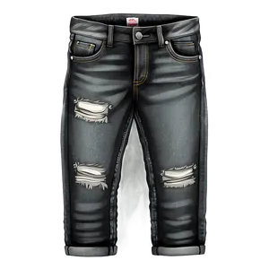 Black Jean Texture Png Llw PNG Image