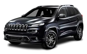 Black Jeep Cherokee Luxury S U V PNG Image