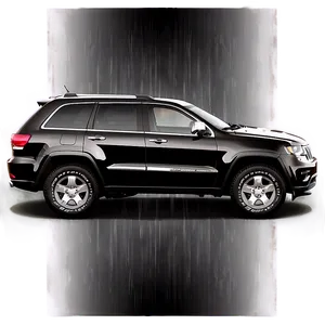 Black Jeep Grand Cherokee Vector Png Drn78 PNG Image