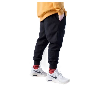 Black Joggers Png Jvn PNG Image