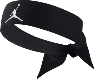 Black Jumpman Headband Sport Accessory PNG Image