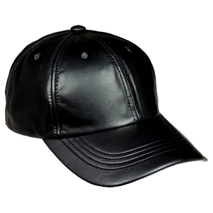 Black Leather Cap Png Djq28 PNG Image