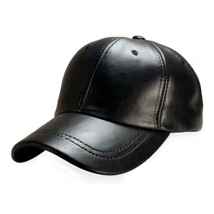 Black Leather Cap Png Hvh85 PNG Image