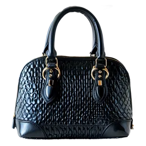 Black Leather Handbag Png 89 PNG Image