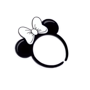 Black Minnie Mouse Ears Png Ahe96 PNG Image