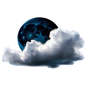 Black Moon In Clouds Png 06252024 PNG Image