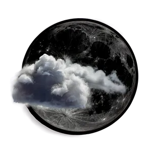 Black Moon In Clouds Png 76 PNG Image