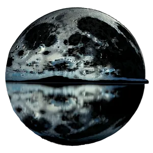 Black Moon Over Water Png 92 PNG Image