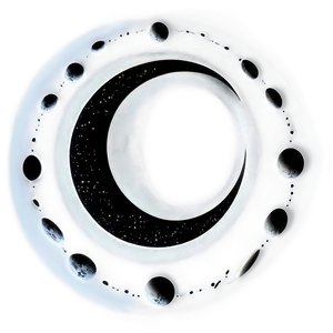 Black Moon Phases Png Qko40 PNG Image