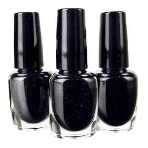 Black Nail Polish Bottle Png Qgt PNG Image