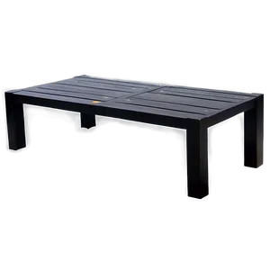 Black Outdoor Table Png Bhe PNG Image