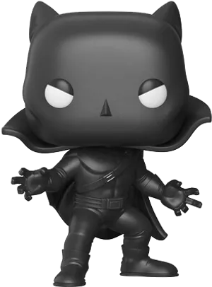 Black Panther Funko Pop Figure PNG Image