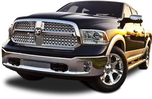 Black Pickup Truck H D PNG Image