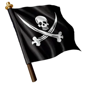 Black Pirate Flag Png Jfa PNG Image