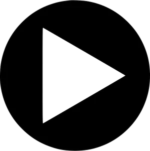 Black_ Play_ Button_ Outline PNG Image