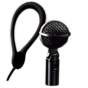 Black Podcast Microphone Png Eyu37 PNG Image