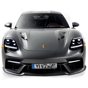 Black Porsche Taycan Dynamic Png Fvi PNG Image