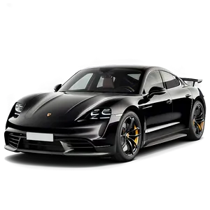 Black Porsche Taycan Dynamic Png Vvl PNG Image