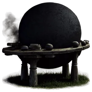 Black Powder Cannonball Png Mqn73 PNG Image