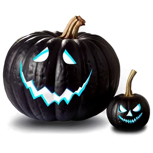 Black Pumpkin Carving Png 65 PNG Image