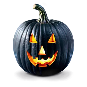 Black Pumpkin Carving Png Aud37 PNG Image