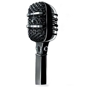 Black Radio Microphone Png Gxu PNG Image