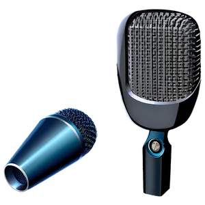 Black Radio Microphone Png Pal PNG Image