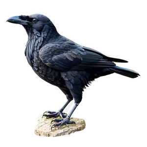 Black Raven Bird Png Dlp PNG Image