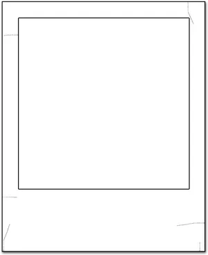 Black Rectangle White Frame PNG Image