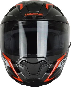 Black Red Motorcycle Helmet PNG Image