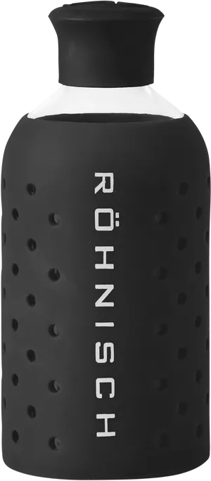 Black Rohnisch Water Bottle PNG Image