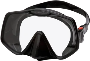 Black Scuba Diving Mask PNG Image