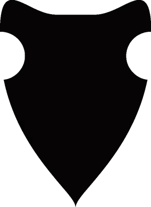 Black Shield Icon Silhouette PNG Image