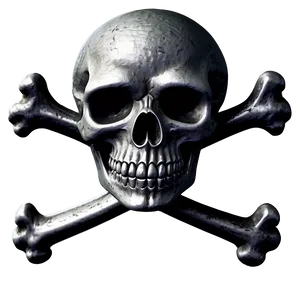 Black Skull With Crossbones Png 06202024 PNG Image