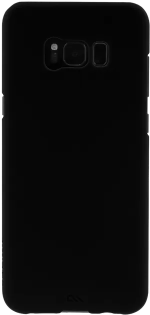 Black Smartphone Case Rear View PNG Image