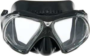 Black Snorkeling Mask Isolated PNG