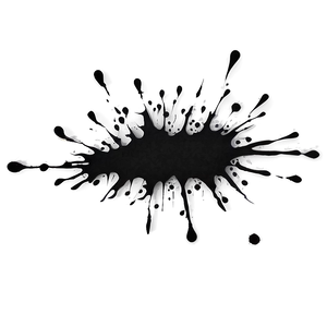 Black Splat Png 55 PNG Image