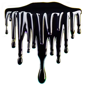 Black Spray Paint Drip Png Mbu52 PNG Image