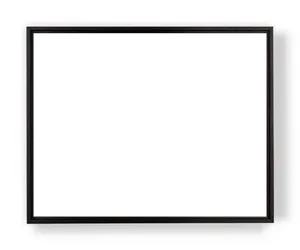 Black Square White Frame PNG Image