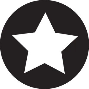 Black Star Icon PNG