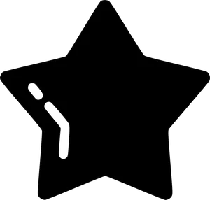 Black Star Icon Silhouette PNG Image