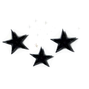 Black Stars Night Sky Png 06112024 PNG Image