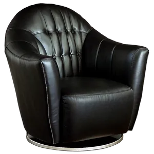 Black Swivel Chair Png Esl PNG Image