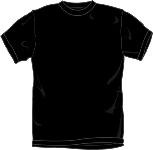 Black T Shirt Graphic PNG Image