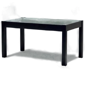 Black Table D PNG Image