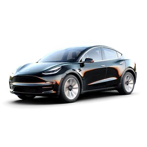 Black Tesla Model Y In Motion Png 68 PNG Image