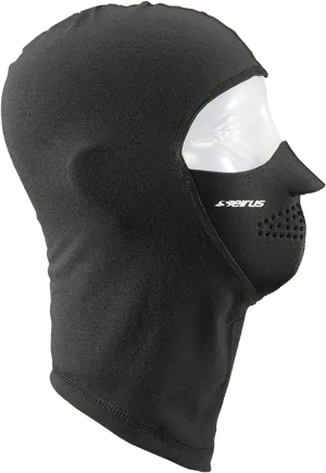 Black Thermal Balaclava PNG Image