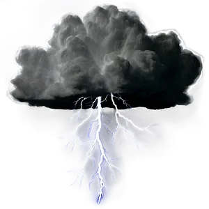 Black Thunderstorm Lightning Png 06242024 PNG Image